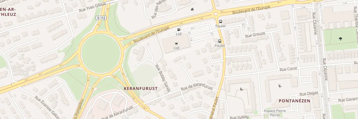 Plan du 9B Rue de Keranfurust à Brest