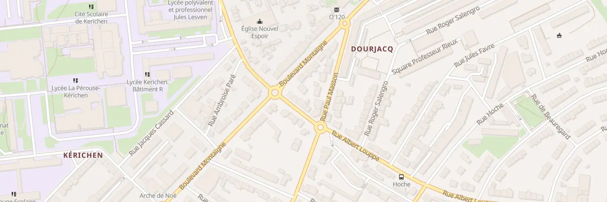 Plan du 59 Rue Jules Lesven à Brest