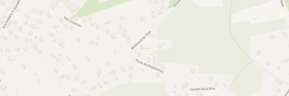 Plan du 9 Bd de Sligo à Crozon