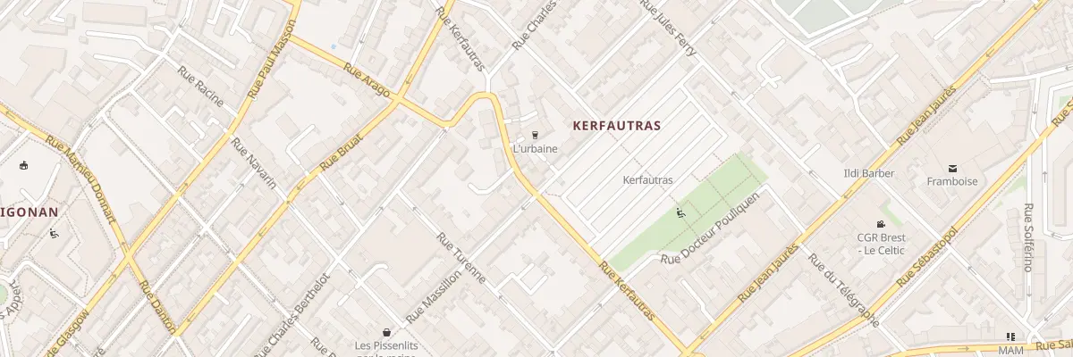 Plan du 56 Rue Massillon à Brest