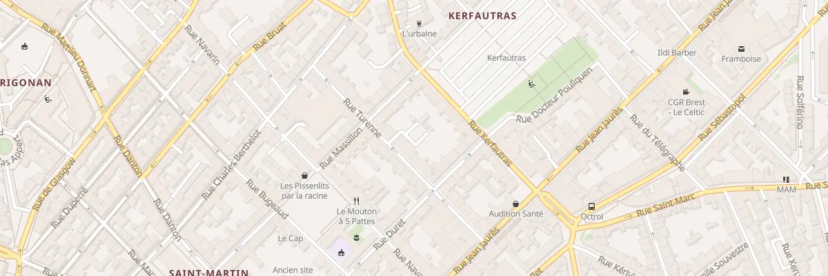 Plan du 19 Rue Turenne à Brest