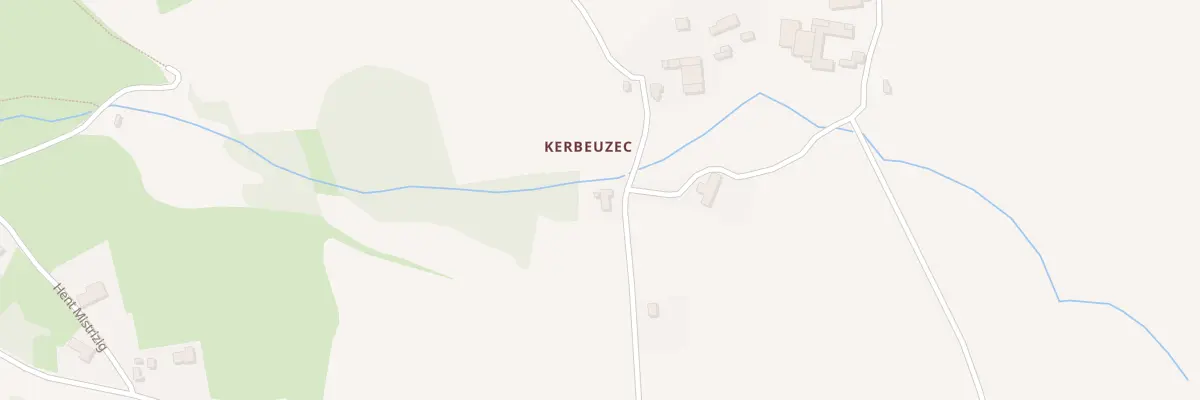 Plan du 243 Vc Hent Kerbeuzec à Beuzec-Cap-Sizun