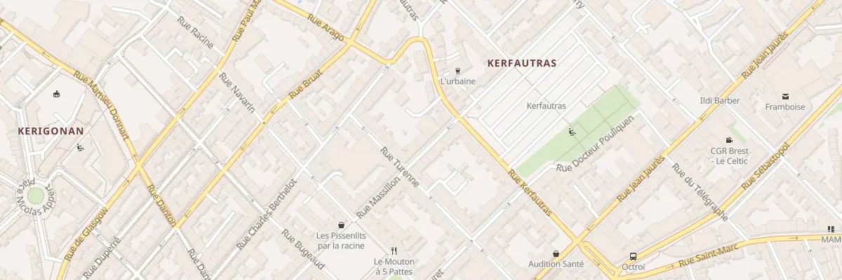 Plan du 48 Rue Massillon à Brest
