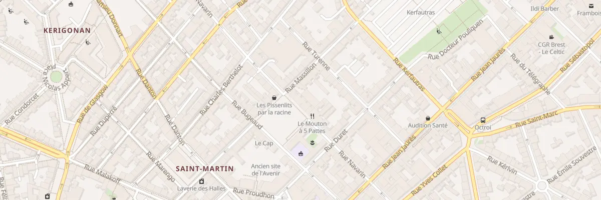Plan du 31 Rue Navarin à Brest