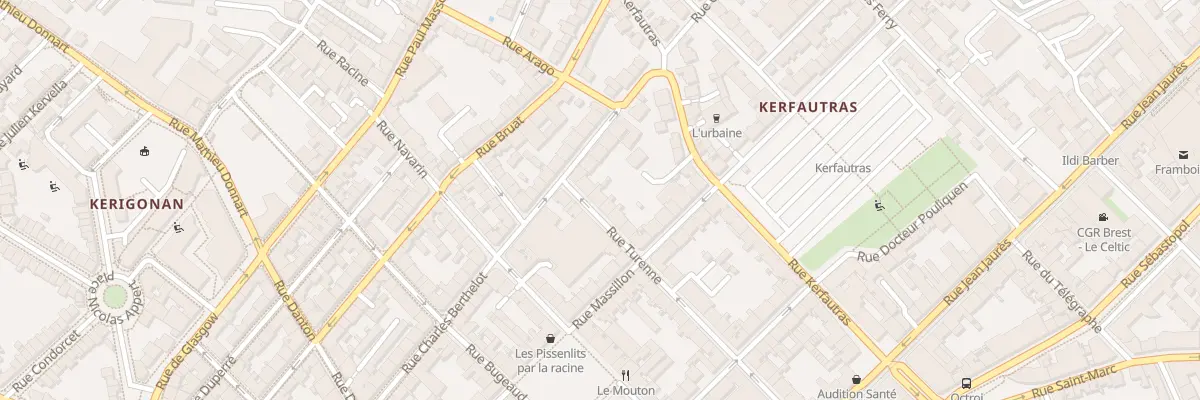 Plan du 35 Rue Turenne à Brest