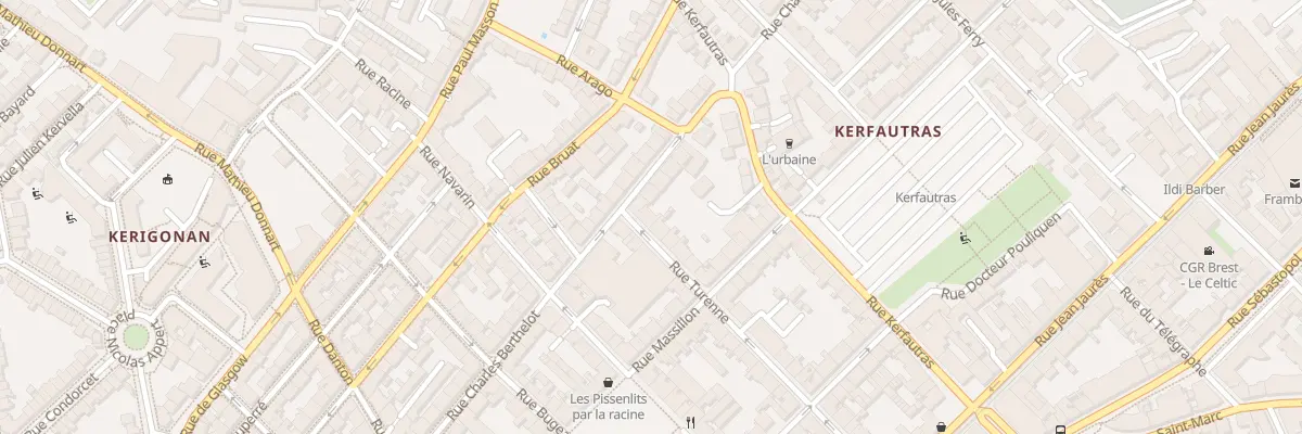 Plan du 37 Rue Turenne à Brest