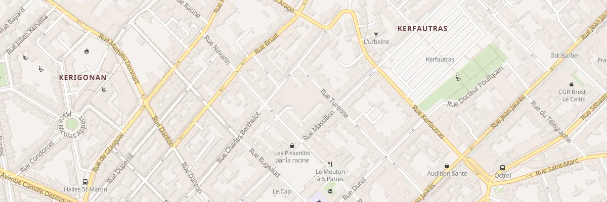 Plan du 32 Rue Turenne à Brest