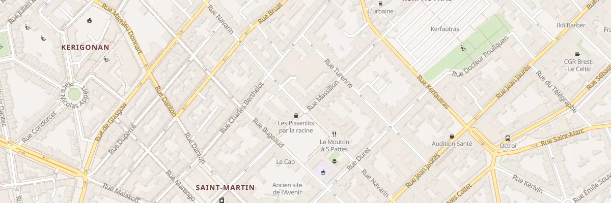 Plan du 32 Rue Massillon à Brest