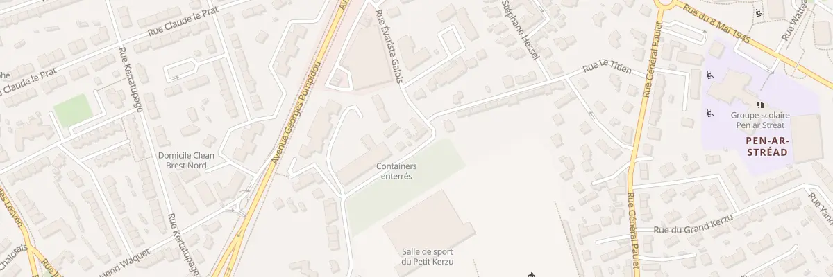 Plan du 47 Rue de Prat Podic à Brest