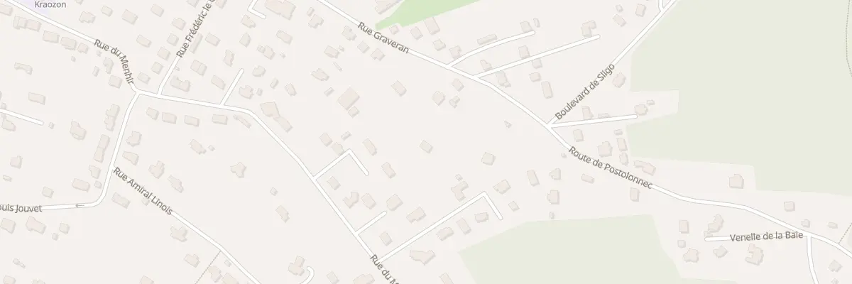 Plan du 58B Rue Graveran à Crozon