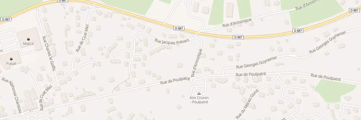 Plan du 99 Rue de Poulpatré à Crozon