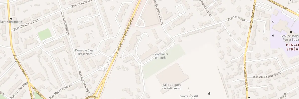 Plan du 55 Rue de Prat Podic à Brest