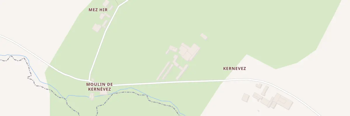 Plan du 366 Kernévez à Plouvien