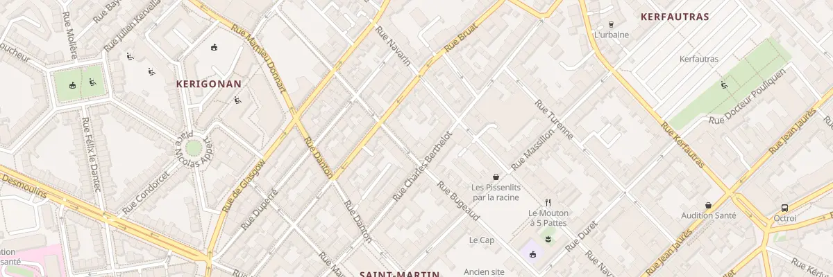Plan du 41 Rue Bugeaud à Brest