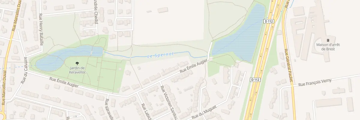 Plan du 34 Rue Emile Augier à Brest