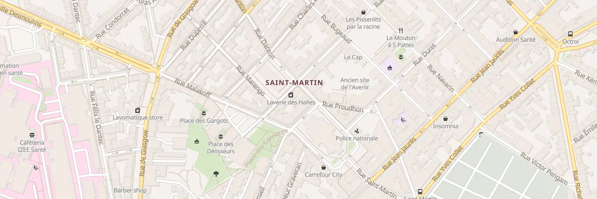 Plan du 4 Rue Danton à Brest