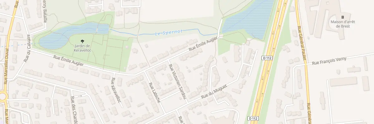 Plan du 39 Rue Emile Augier à Brest