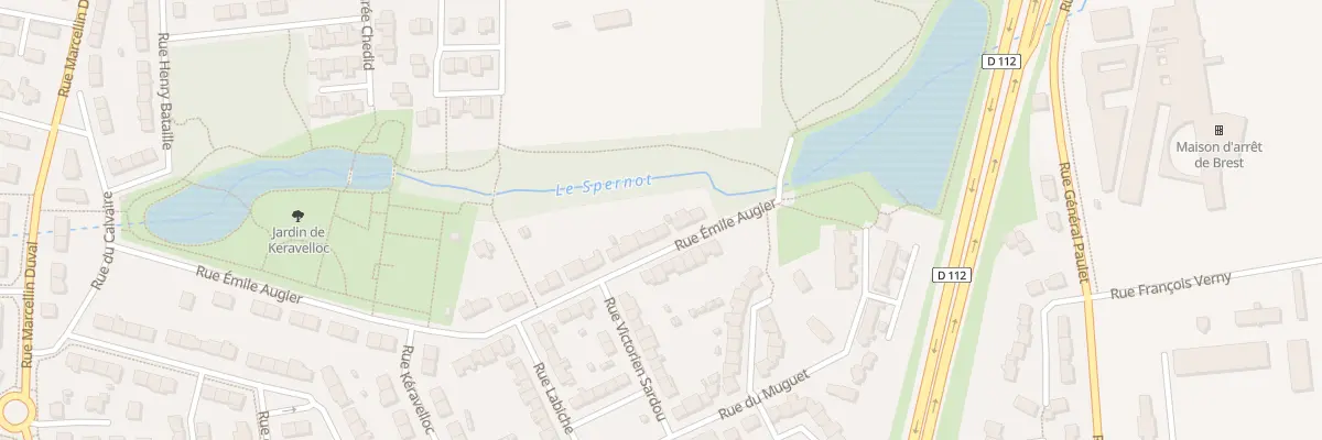 Plan du 32 Rue Emile Augier à Brest