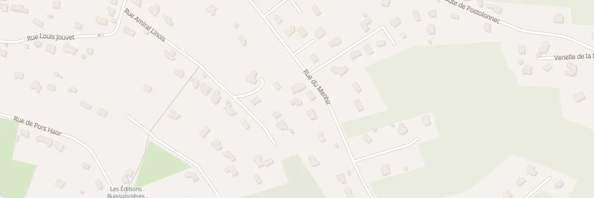 Plan du 74T Rue du Menhir à Crozon