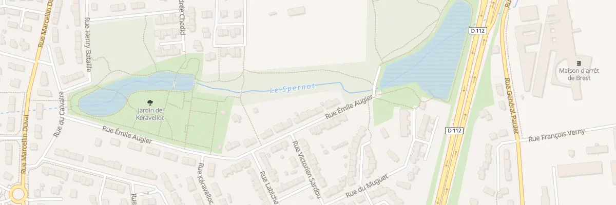 Plan du 30 Rue Emile Augier à Brest