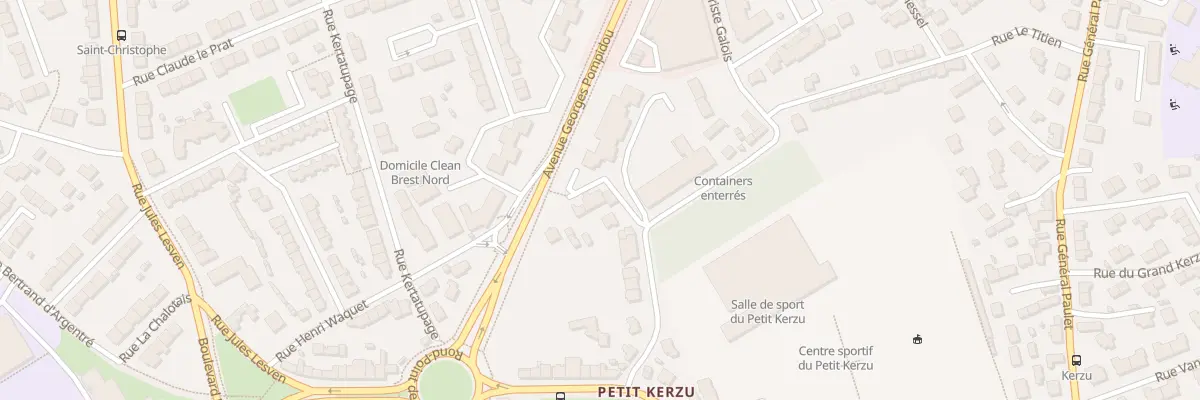 Plan du 65T Rue de Prat Podic à Brest