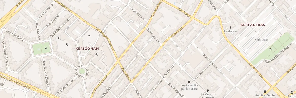 Plan du 35 Rue Duperré à Brest