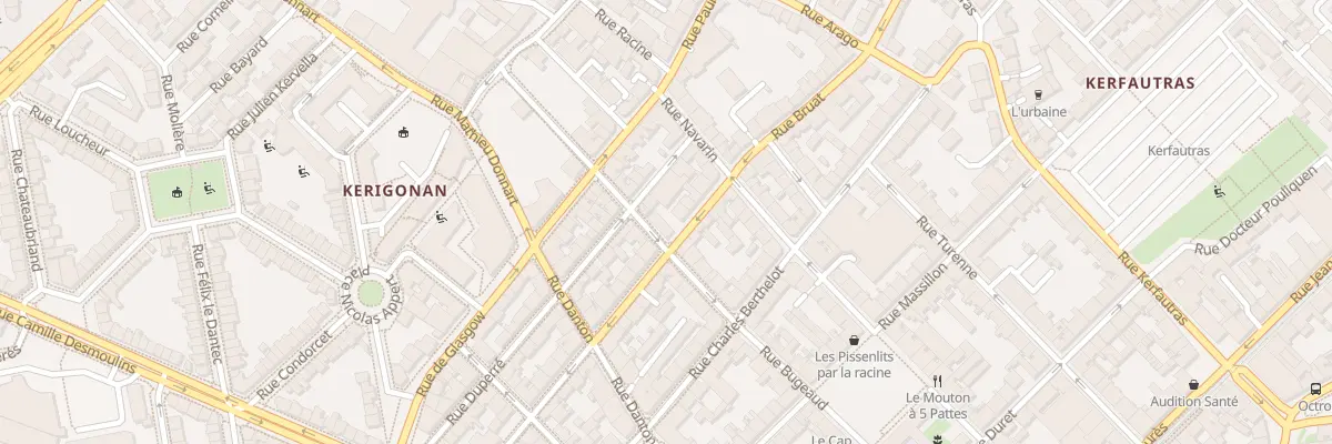 Plan du 49 Rue Bugeaud à Brest