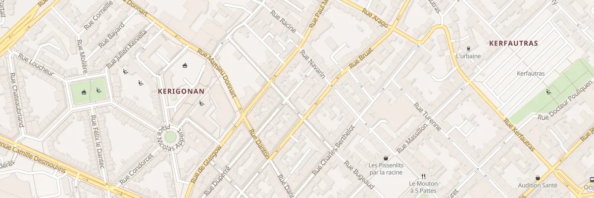 Plan du 33 Rue Duperré à Brest