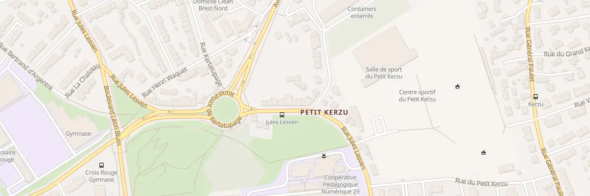 Plan du 117 Rue Jules Lesven à Brest