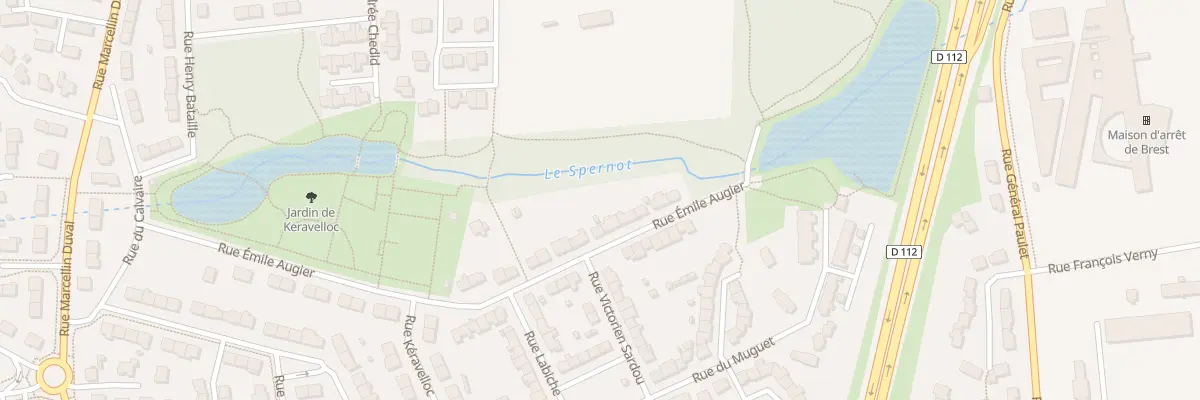 Plan du 28 Rue Emile Augier à Brest
