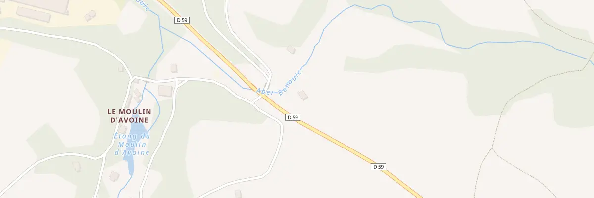 Plan du 2 Moulin d’Avoine à Plouvien