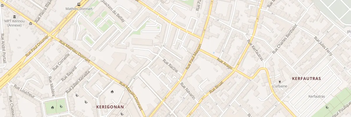 Plan du 17 Rue Saint-Just à Brest
