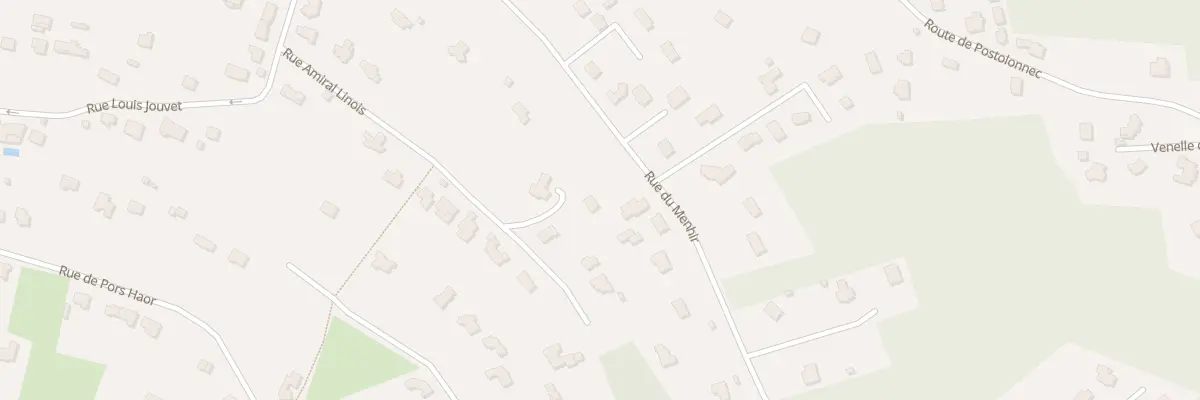 Plan du 74 Rue du Menhir à Crozon