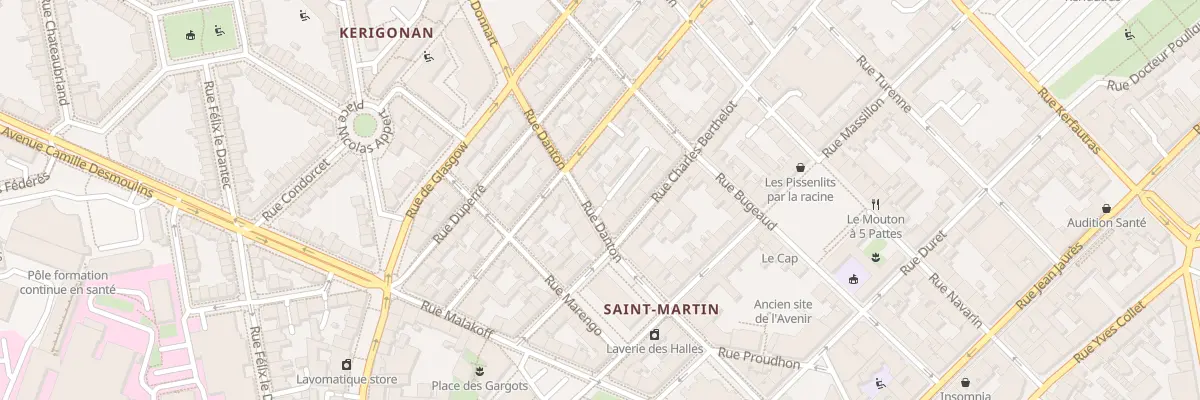 Plan du 19 Rue Danton à Brest