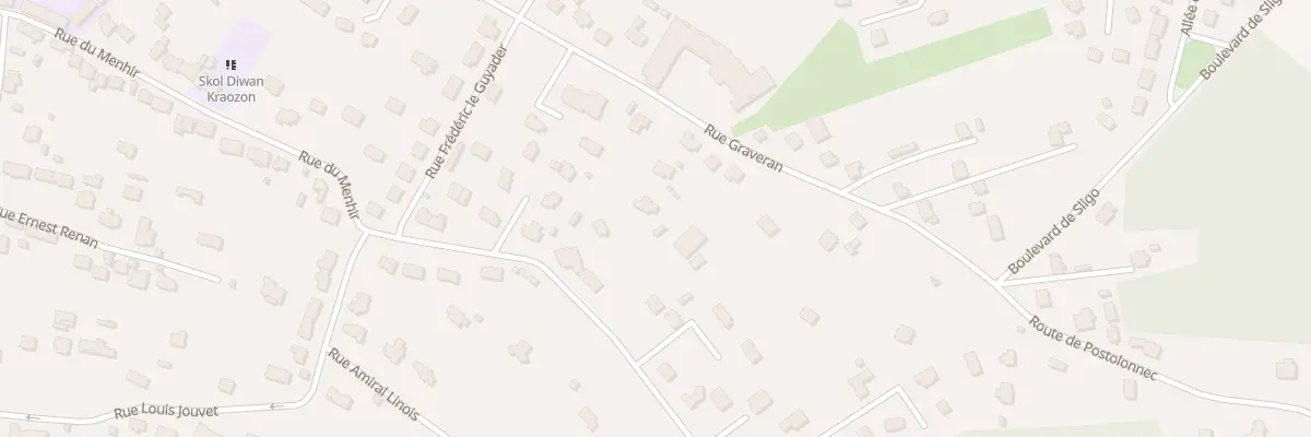 Plan du 48T Rue Graveran à Crozon