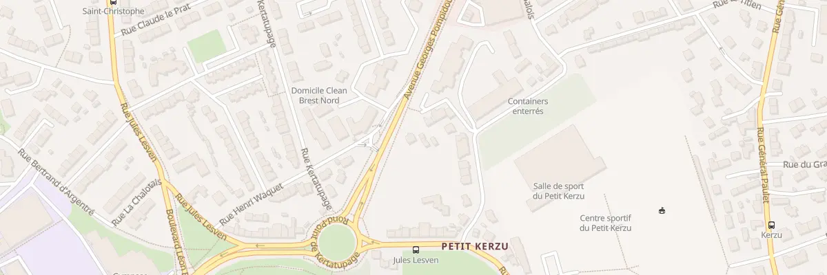 Plan du 67 Rue de Prat Podic à Brest