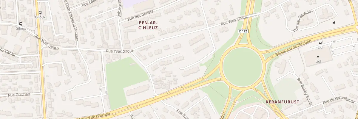 Plan du 13 Rue Poncelet à Brest