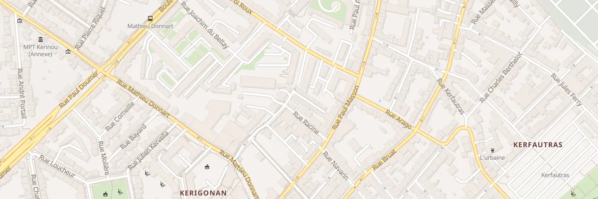 Plan du 5 Rue Saint-Just à Brest