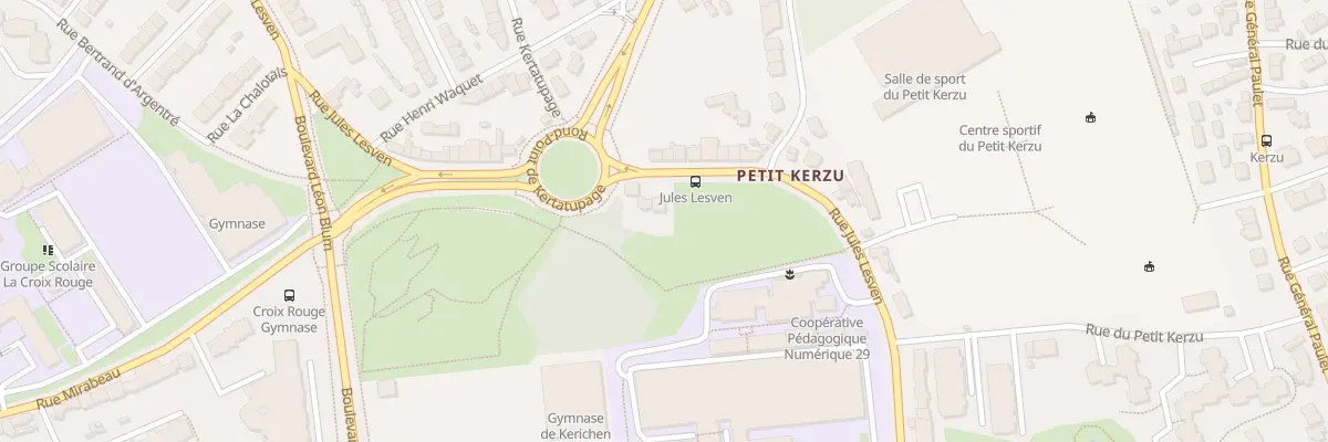Plan du 54 Rue Jules Lesven à Brest