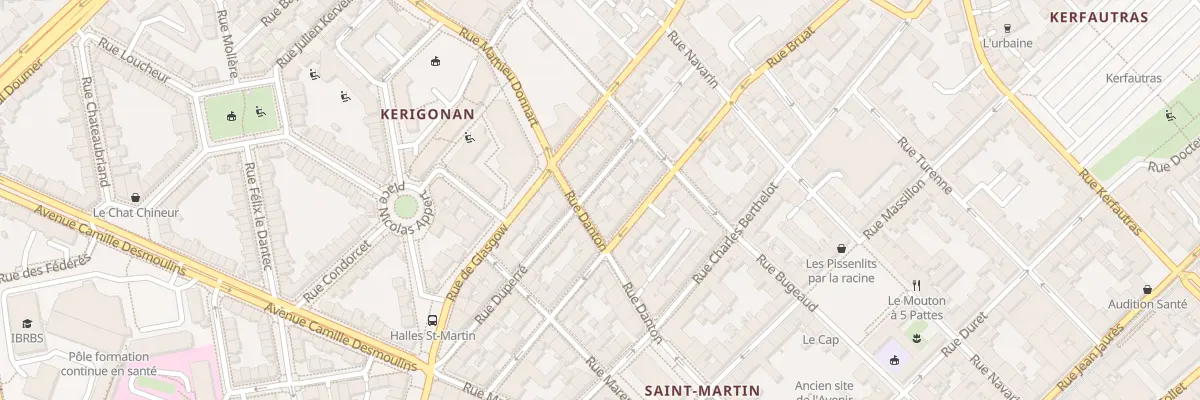 Plan du 29 Rue Danton à Brest