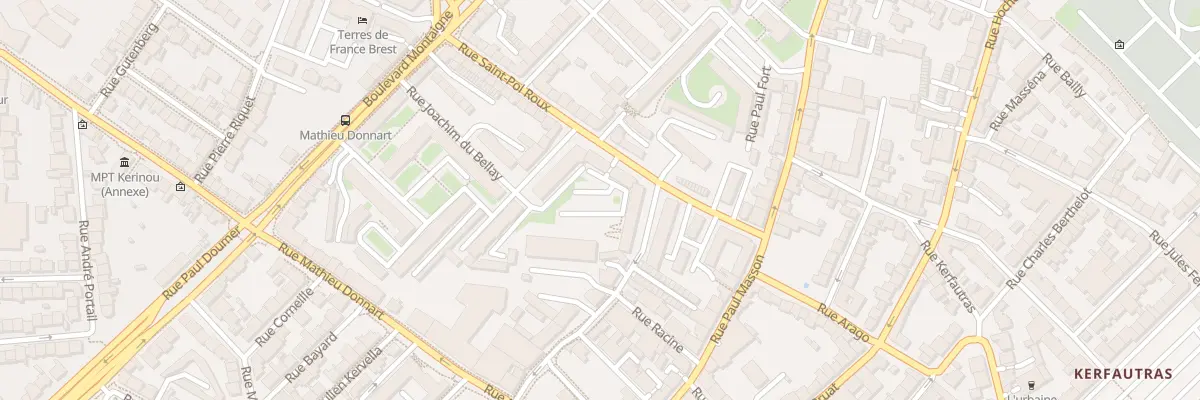 Plan du 22 Rue Saint-Pol Roux à Brest