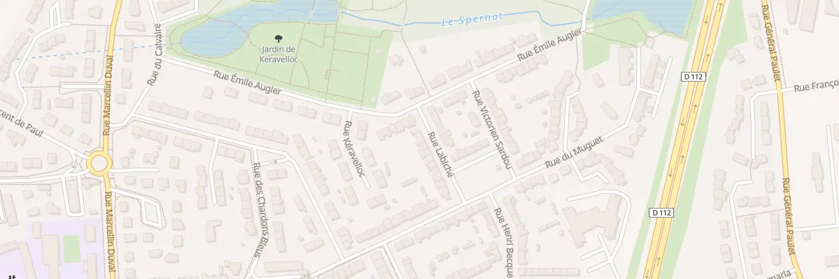Plan du 18 Rue Labiche à Brest
