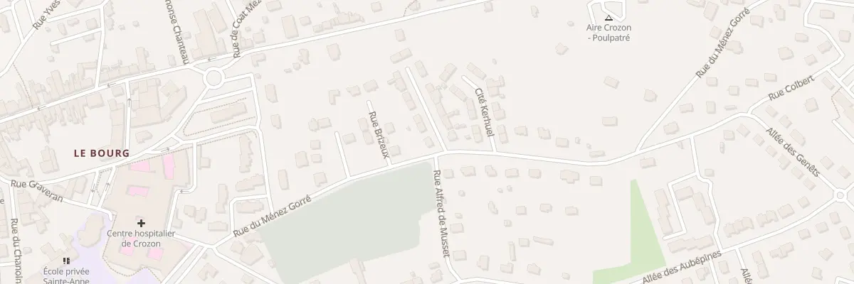 Plan du 1 Rue Amiral Ronarc’h à Crozon