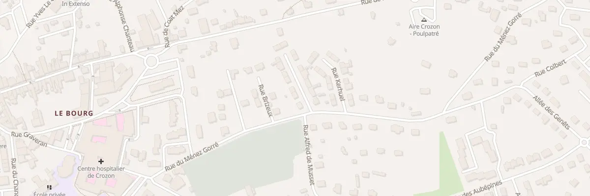 Plan du 3 Rue Amiral Ronarc’h à Crozon