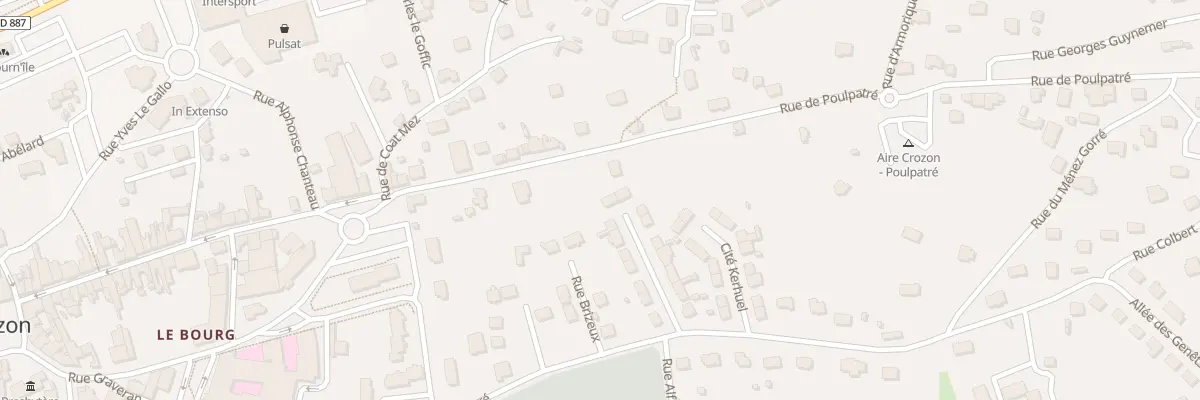 Plan du 15 Rue Amiral Ronarc’h à Crozon