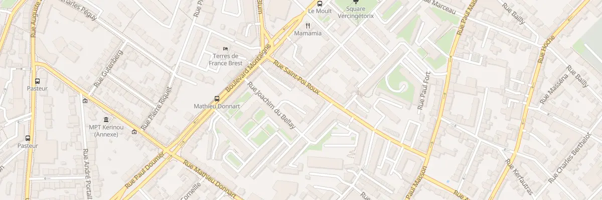 Plan du 34 Rue Saint-Pol Roux à Brest