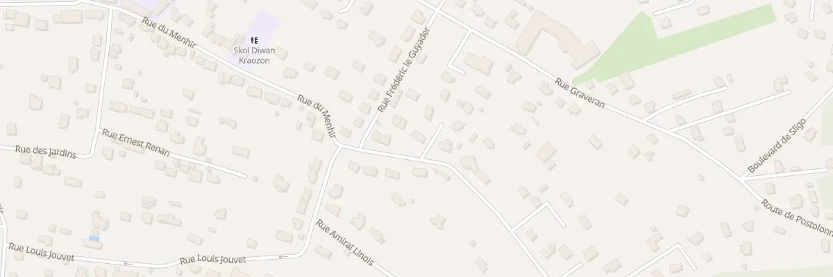 Plan du 45 Rue du Menhir à Crozon