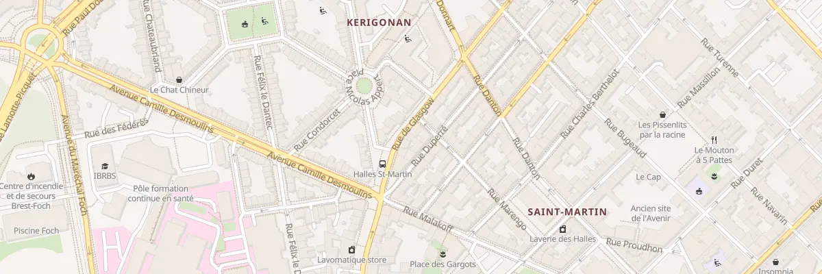 Plan du 73 Rue de Glasgow à Brest