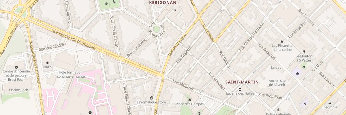 Plan du 67 Rue de Glasgow à Brest