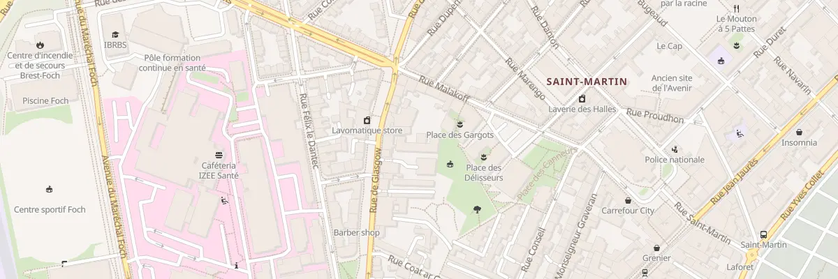 Plan du 47 Rue de Glasgow à Brest